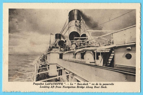 Ocean liner nave lafayette - liner,