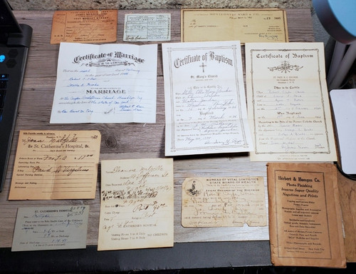 Vintage ephemera lotto - vintage,