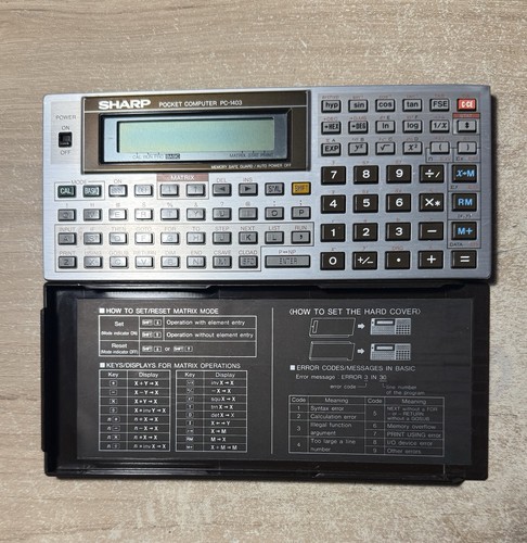 Sharp pocket computer 1403 - sharp,