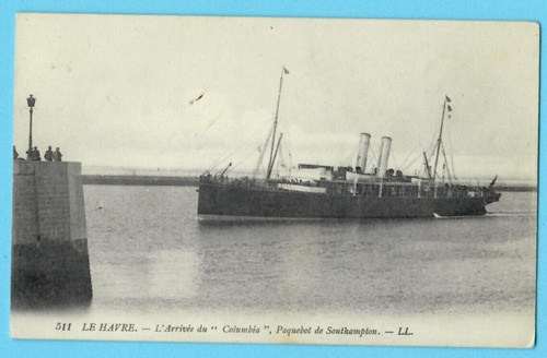 Ocean liner nave - nave, "columbia"